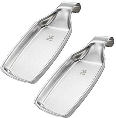 MSY BIGSUNNY poggia cucchiaio per cucina (Argento Set di 2)