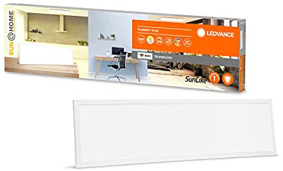 LEDVANCE SUN@HOME LED Panel Deckenleuchte, 3250 Lumen, 2200 - 5000K, 120cm x 30cm, Tageslichtlampe mit Wifi Technologie, Wand und Deckenleuchte mit Alexa, Google, App steuerbar, SUN@HOME Planon Plus