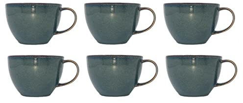 Villeroy & Boch Like. by Crafted Denim 6er Set Kaffeeobertassen blau 170ml