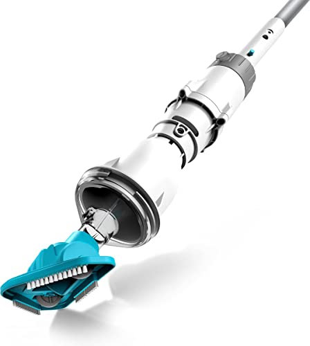 KOKIDO Robot pulitore per piscina su pavimento da 20 M2 Delta 100 senza fili con batteria al litio da 7,4 V immune all'effetto memoria indicatore LED della batteria del sensore dell'acqua per