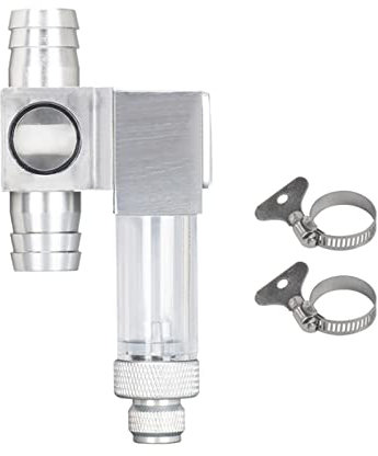 DONGKER Difusor de CO2 para acuario, 12/16 mm externo en línea difusor de CO2 atomizador con contador de burbujas para acuario plantado