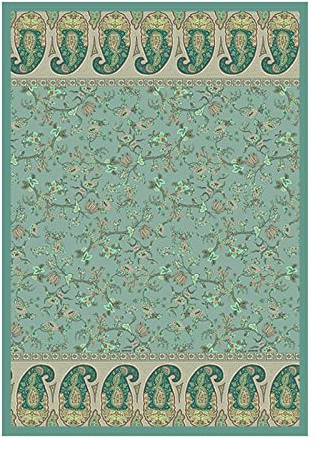 Bassetti Plaid Genova V1 aus Baumwolle Mako-Satin in der Farbe Grün, Maße: 270cm x 250cm, 9324132