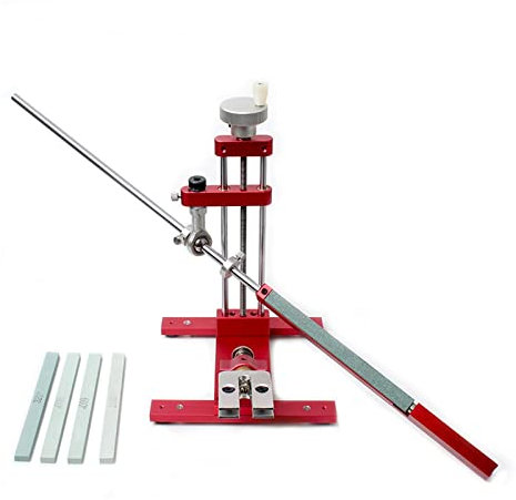 LINYY Gerrit Schleifrahmen Mit Festem Winkel, Aluminium-Messerschärfer, Steinwerkzeug, Schärfen Compatible with Hobel, Meißel, Schnitzmesser, Holzbearbeitungswerkzeug