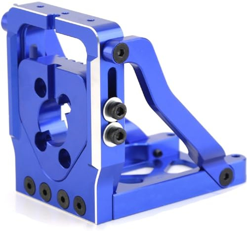 RC Front Motor Mount 7760 Fit for TRAXXAS 1/5 X-Maxx 6S, X-Maxx 8S, 1/6 XRT 8S Monster Truck Aluminum Alloy Motor Mount Upgrades Part, Remote Control Car Quick Release Replacement ( Blue)