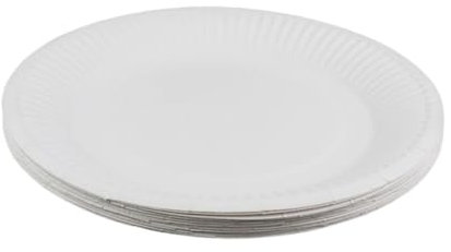 Healeved Elegantes Juegos de Vajilla 100 Platos Desechables Platos de Papel a Prueba de Fugas para Fiestas Y Comidas Festivas