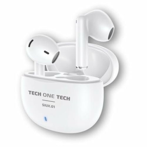 Tech One Tech Auriculares in Ear Bluetooth TEC1401 Blanco