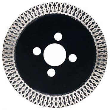 Dischi da taglio diamantati per smerigliatrici an 1 pz 75mm lama diamantata disco da taglio turbo pressato a caldo con flangia rimovibile M14 5/8-11 for pietra granito, disco senza flangia(Disc with f