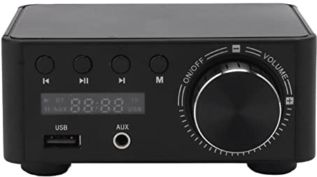 Stereo Audioverstärker, Klasse D Verstärker, 80W x 2 Mini Verstärker Board für Passive Lautsprecher, Home Theater, Auto, Outdoor