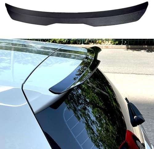 GCSDMJ Auto ABS Spoiler Posteriori per Alfa Romeo Mito 2008 2009 2010 2011 2012 2013, Bagagliaio Alettone Posteriore Anticorrosione AntiGraffio Decorazione Accessori,Bright Black