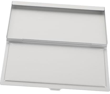 Artibetter Aluminium Visitenkartenbox Sublimationskartenbehälter 9,2 X 5,5 X 0,5cm Silber für Wärmeübertragung Büro Selbstgemacht