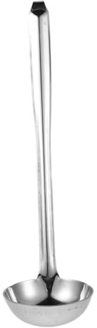 TOPBATHY Stainless Steel Soup Spoon Long Handle Ladle for Serving Hot Pot Asian Dishes Soup Spoons