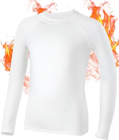 Roadbox Thermo Langarmshirt Kinder für Schule Sport Fleece Unterhemd