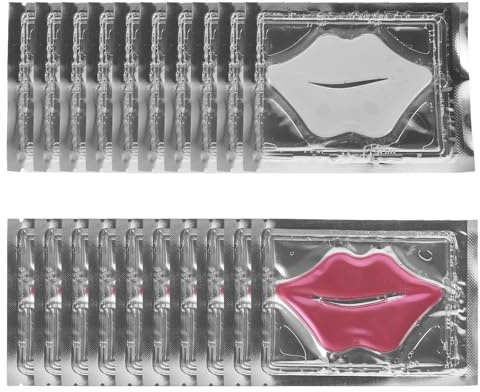 Healifty 20 pezzi Maschere Labbra Idratanti Patch Gel Rimpolpanti con Collagene Effetto Anti-età e Riduzione Rughe Cerotti Cura Labbra Ergonomici per Idratazione e Morbidezza Prolungata