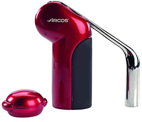 Arcos Accesorios - Sacacorchos abridor botellas - Color rojo 7 pulgadas - Haz la vida cómoda con tareas cotidianas - ¡Regalo perfecto en una caja