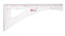 Prym 611499 Schneiderlineal 60 cm – Transparentes Lineal für Schnittmuster, Nähen & Schneiderei, 24 × 60 cm, Kunststoff, ideal für exakte Linienführung & Maßarbeit (mit 90 Grad Winkel)