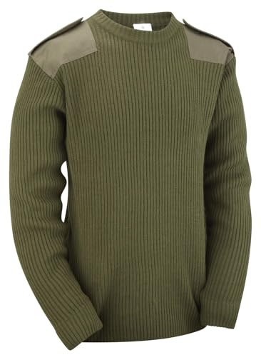 Military/Security Style Pullover (L, Olive)