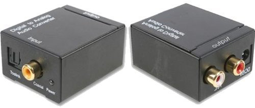Digitial Toslink Optical/Coaxial to Analogue Phono Audio Converter
