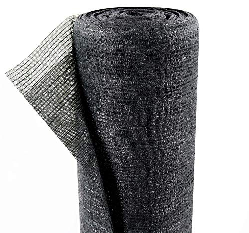 Malla de sombreo Pantalla de Valla Pantalla de Tenis Red de protección contra el Viento Valla de privacidad 90gr./m² o 150gr./m² 2m de Ancho - Diferentes Longitudes (6m 90gr./m²)