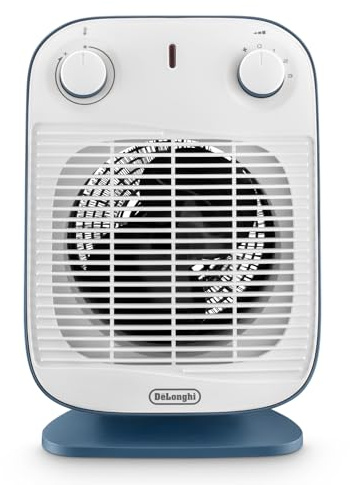 De'Longhi HFS50B20.AV Schnellheizer, Heizlüfter, 2000 W, blau, für bis zu 60m³, Avio