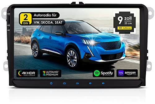 NEOTONE WRX-990A Android 10 bilradio för VW | Skoda | Seat | 4 GB Ram | 32 GB Rom | Navi med Europakort | 9 tum | DAB+ stöd | USB | WLAN | Bluetooth | MirrorLink | RDS | OBDII stöd