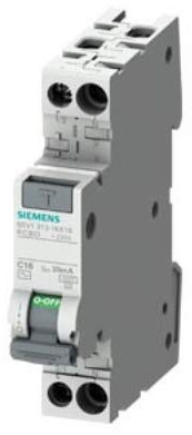 Siemens Kompakt-Leitungsschutzschalter 1P+N 1.2W 6A - 5SV13131KK06
