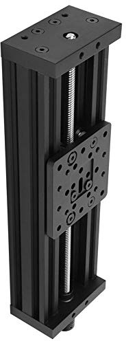 Guida Lineare 8mm con Vite a Ricircolo di Sfere, Attuatore CNC in Lega di Alluminio per Stampante 3D, di Scorrimento Lineare 300mm Nero
