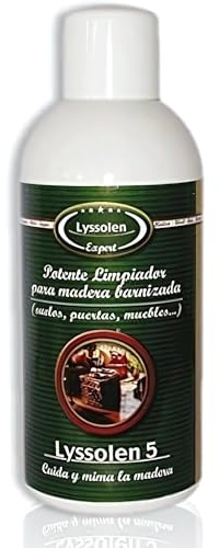 LYSSOLEN - Nettoyant pour Sols Parquet Professionnel - Élimine les Taches sur les Parquets et Sols Stratifiés - Nettoie et Ravive la Brillance - Non Glissant - Formule Puissante et Efficace (500 ml)
