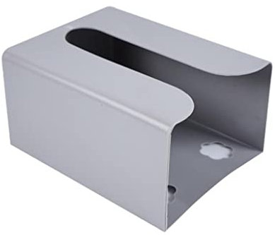 Taschentuchbox, hohe Elastizität, großes Fassungsvermögen, wasserdicht, Wandhalterung, Kosmetiktuch-Abdeckung, Organizer, Küchenaufbewahrung (grau, 15,8 x 12 x 8 cm)
