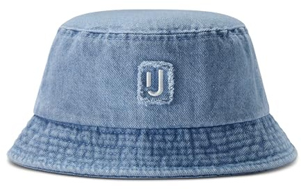 Johnny Urban Herr och dam fiskarhatt - Bob - keps med visir - sommar bomullsmössa - buckethatt för sol, hav, resor - buckethattar - vattentät, Jeansblå, L