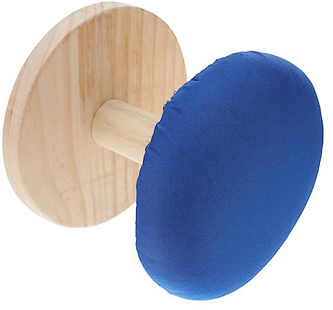 GAROZATION Mini-bügeltisch Runder Hocker Bügelwerkzeug Aus Holz Zusammenklappbare Wäschehilfe Gebogenes Brett Für Unterwegs Und Zu Hause