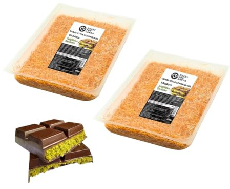 Kadayif Pelo de ángel 2 x 200 g de hilos de masa tostados para Dubai Style Chocolate Kadayif Pelo de ángel 2 x 200 g de hilos de masa tostados para Dubai Style Chocolate Kadayif Pelo de ángel 2 x 200