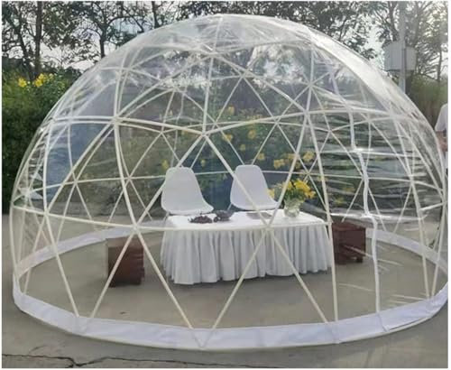 XUXIAO Tenda da Campeggio Trasparente, Tenda a Cupola a Bolle, casa a Cupola geodetica per 4 Stagioni, per pranzi all'aperto, Campeggio in Giardino, osservazione delle Stelle