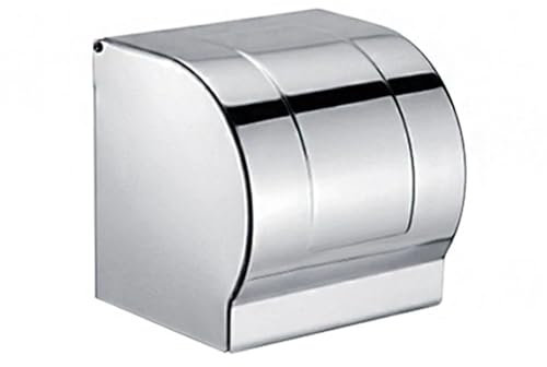 XIEHYA Wandtaschentuchbox Wandmontierter Taschentuchbox, Edelstahl-Taschentuchrollenspender, Toilettenpapierhalter for Badezimmer, Küche, wasserdicht versiegelt Für Küche Badezimmer
