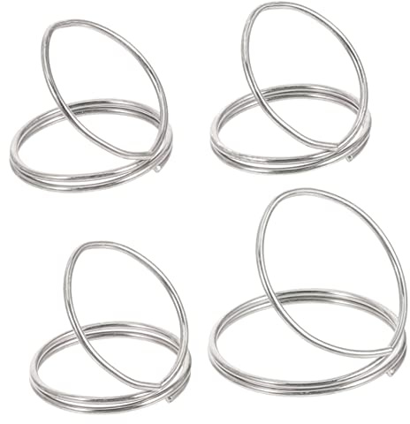 Metal Hollow Finger Picks and Thumb Pick Set, 4 Pieces | Silver Wear Resistant Metal, for Banjo Mandolin Guitar, Practical Ring Style Set with Thumb and Index