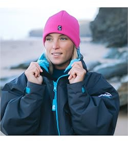 C-Skins Storm Chaser 2mm Neoprene Wetsuit Beanie Hat - Pink - Thermal Warm Heat Layer Layers Quick Dry