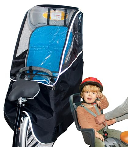 Fahrrad-Rücksitz-Verdeck Tragbarer Outdoor Fahrrad-Wind- Und Regenschutz | Transparentes Fenster Fahrrad-Windschutzhaube Für Outdoor-Ausflüge bei Regenwetter, Pendeln, Angeln, Picknick und
