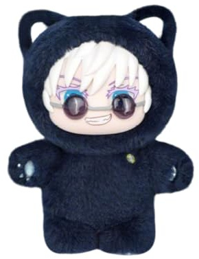 Jiumaocleu JJK figur Gojo Satoru staty anime JJK Gojo Satoru hänge 14 cm PVC Geto Suguru plysch pyjamas modell dekoration hänge prydnad för fans