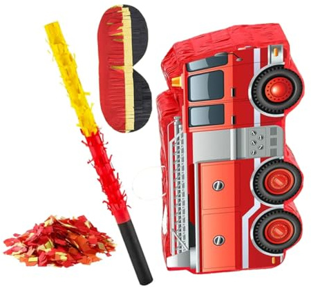 CTIRCHIU 1 Set Pignatte A Forma Camion Dei Con Benda, Decorazioni Compleanno A Forma Camion Dei, Articoli Per Feste Compleanno