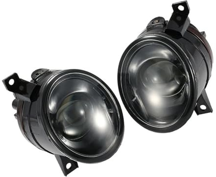 WXHHSM Auto-Nebelscheinwerfer für VW Jetta 5 Golf MK5 für Touran 1K0941699C 1K0941700C, 1 Paar Frontstoßstange, konvexe Linse, Nebelscheinwerfer