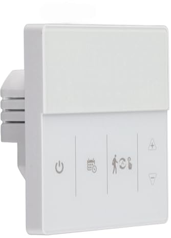 Stylebest WIFI Termostat Smart Touch Screen Fjärrkontroll för Hem och Hotell 90 Till 240V ABS Material (Vit)