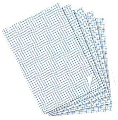 5 Stück Flip-Chart-Block kariert 67,5 x 98,0 cm / 80 g/m²