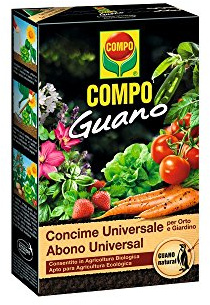 Compo Concime granulare Guano per orto e Giardino 1kg, Multicolore, Unica