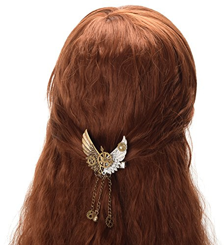 BLESSUME Frau Gotisch Steampunk Getriebe Haarspange Retro Kopf Zubehör 1pc