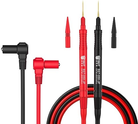 BES Electrician Test Leads 2000V 20A Needle Probe,Multimeter Test Leads Plug,Digital Multimeter Test Leads Probes Electrical Test Probe