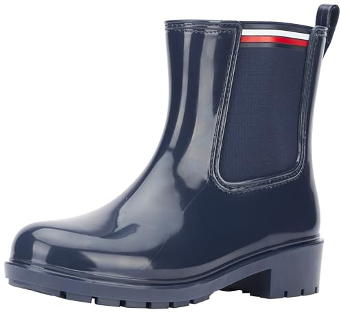 Tommy Hilfiger Essential Corporate Rainboot Fw0fw07762, Stivale Basso Donna