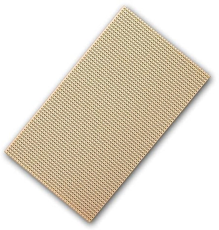 world-trading-net - Platine Hartpapier 100x160mm, Rastermaß 2,54mm, Streifenraster, einseitige Kupfer-Auflage (35µm), ideal für Elektronikprojekte