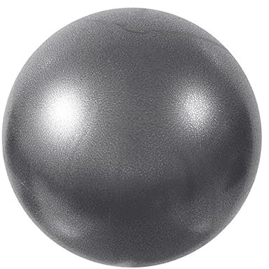 DANETI Gymnastikball, 25 cm, Anti-Druck, explosionssicher, für Yoga, Gymnastik, Pilates, Yoga, Balance-Ball, Fitnessstudio, Heim-Yoga-Ball, Grau