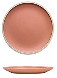 YoupO Ceramic Dinner Plate 1Pcs Nordic Style Ceramic Dinner Plate,for Salad Cheese Pasta Etc Plates Multiple Colour Microwave Safe,Gray,10in (Color : Orange)