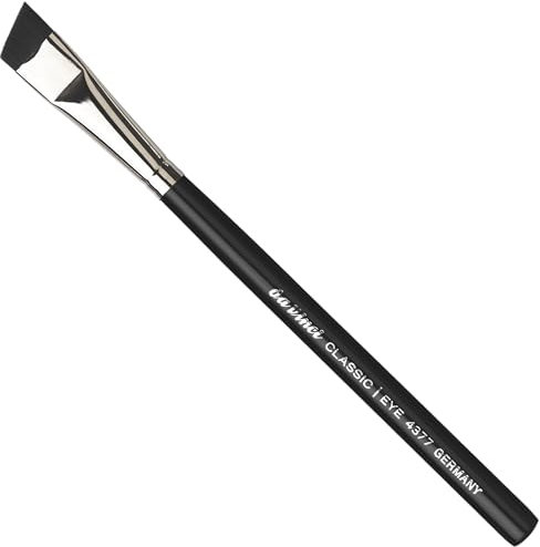 da Vinci, CLASSIC Eyelinerpinsel, vegan, Kunstfaser, für Eyeliner, Kajal, Lidschatten & Augenbrauenpuder, feine & breite Striche, Augenpinsel, Kosmetikpinsel, Handmade in Germany