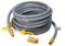ABYDA 24ft 3/8 Natural Gas BBQ Hose with Quick Connect Fittings, Natural Gas Line Ideal for Grills, Pizza Ovens, Heaters and More Appliances